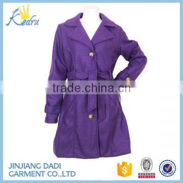 Lady Varsity Oversize Bomber Winer Wool Jacket