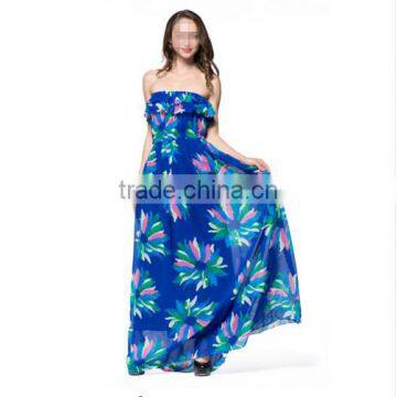 new Womens casual Infinity variable chiffon Long Maxi Dress