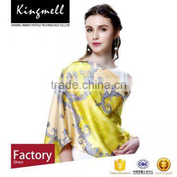 Custom Women's Print Silk Scarf for 2017 Summer Most Selling Products photo-3