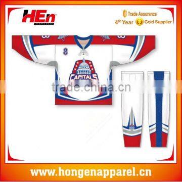 Hongen apparel For 2016 seasons High quality cheap price hot sell ice hockey jerseys