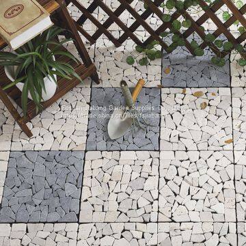 30x30cm Outdoor Waterproof Natural Travertine Stone Deck Flooring Tiles for Garden by China Manufacturer photo-3
