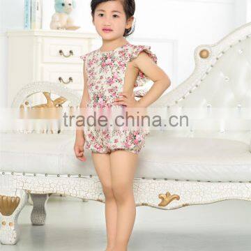Bulk Wholesale Baby Clothes Kids Floral Bubble Romper photo-6