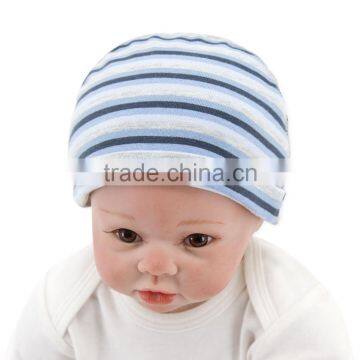 Retail Baby Clothing Set Accessories Unisex Beanie Stripe Infant Cotton Knitted Baby Thick Hat For Winter