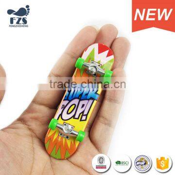 HSJ244 New Arrival Mini Finger Skateboard Toy Alloy Skateboard photo-4