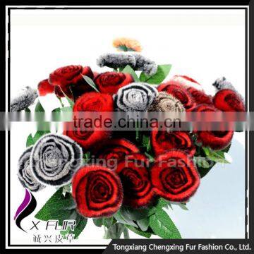 CX-A-69A Lastest Design Hot Popular Rex Rabbit Fur Walmart Wedding Flower photo-4