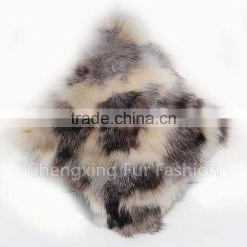 CX-D-33G Real Fox Fur Christmas Decoration Pillows Cushion Cover Pillow Case photo-2