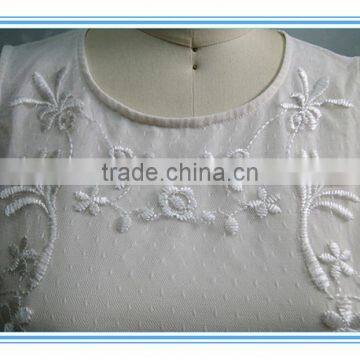 2016 Newest Embroidery Ladies Casual White Vests photo-2