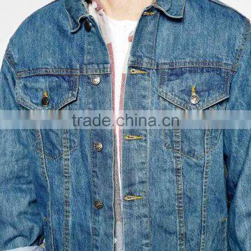 Denim Fashion Mens Winter Bomber Jacket Wholesale of Great Quality photo-3