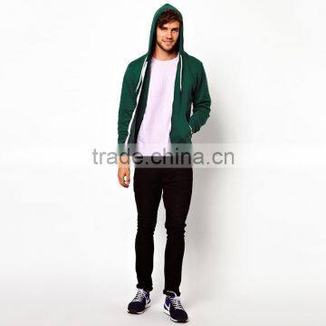 Green Custom Flex Zip Up Hoodie Custom Made Sports Hoodie photo-3