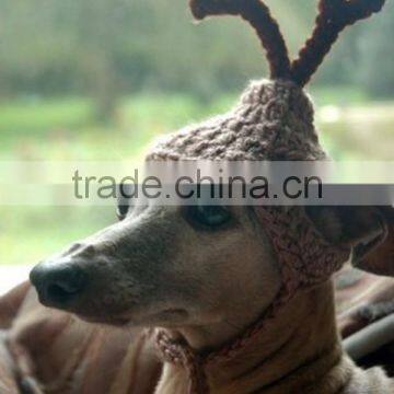 Fashion Winter Reindeer Antlers Dog Hat photo-2