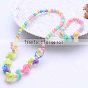 Zm35068a Latest Design Beads Necklace Fancy Colorful Children Necklace Sets photo-5
