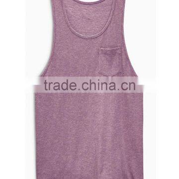 150 Grams Fabric Weight and Blank Design Cheap Wholesale Boys Tank Top photo-3