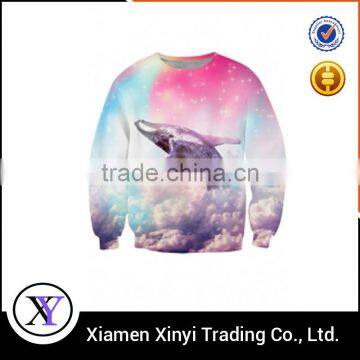Fashion Sublimation custom cheap all over print sweatshirt