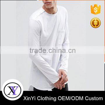 2017 OEM fashion cheap mens white tshirt custom
