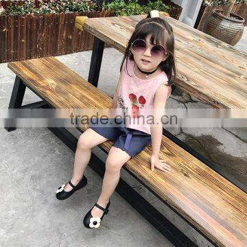 S17105A Children Clothes Baby Girls' Summer Vest photo-2