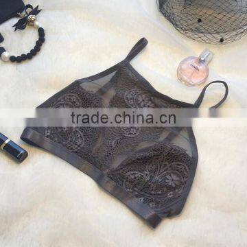 Runwaylover 5494 Europea Sexy White Embroider Sexy Bralette photo-4