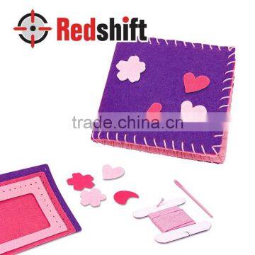 OEM Girl Craft Diy Kit Toy Create Your Sewing Felt Mini Wallet Cut Price photo-3