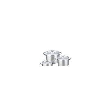 6 Piece Outdoor Travel Cooking Aluminum Cookware Pot Set