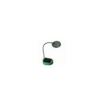 High efficiency portable Blue / Green ABS solar powered LED lamp with 8 pcs LEDs