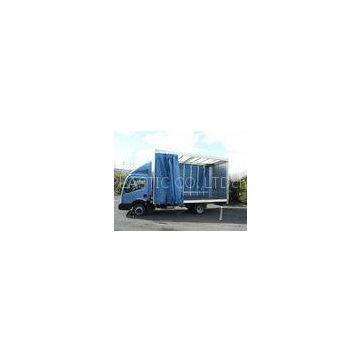 Customized Full Set Trailer Tarpaulin Side Curtain 900gsm Anti UV and Flame Retardant