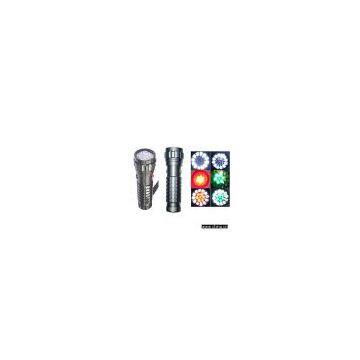 Sell 19 LED Flashlight with Two Switches and Two Color LEDs