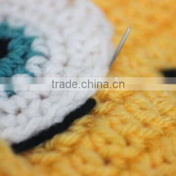 Knitted Crochet Square Spongebob Baby Hat photo-4