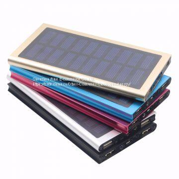 2017 High quality Super Slim solar power bank 10000mah for iphone mobile phone