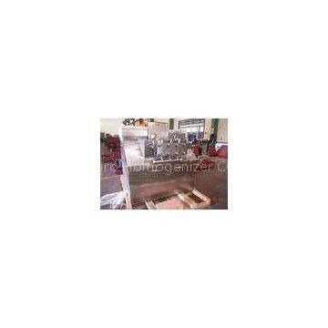 High Performance four plunger dairy homogenizer Machine support Ice cream / emulsion processing