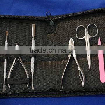 Popular 8pcs Nail Care Set Nail Clipper Manicure Pedicure Set