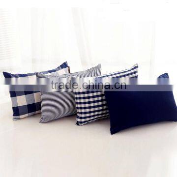 T/C polyester & cotton printed sofa cushion machine washable with zip cover rectangle sofa pillow