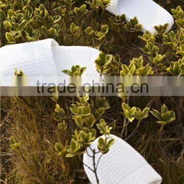 Personalized Closed Toe Disposable Hotel Waffle Slipper photo-4