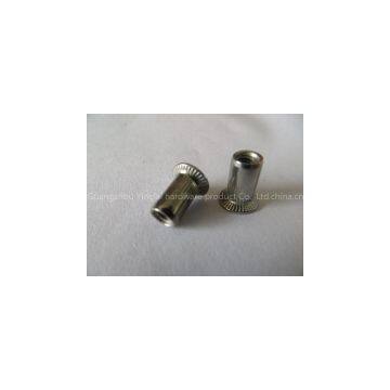 Stainless Steel Countersunk Head Vertical Stripes Insert Nuts photo-2