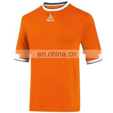 Guangzhou healy short sleeve nylon quick dry men's customize design your own team soccer jersey