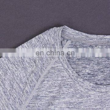 Custom Design t Shirt Wholesale China 90% Polyester 10% Spandex Long Sleeve Fitness t Shirt for Women photo-6