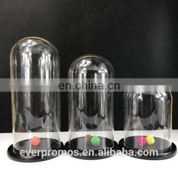 High Quality Multi Size Transparent Glass Domes for Collectibles