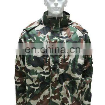 Good quality woodland winter men Jacket for army