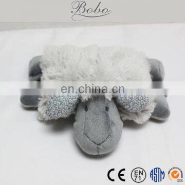 High Quality Grey Sheep Plush Cushion for Kids