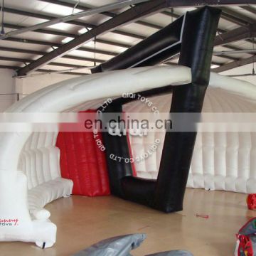 Inflatable exhibition dome tent with beach on sale for factory price