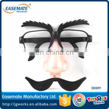 Fancy Dress Plastic Funny Halloween Clown Nose Party Glasses