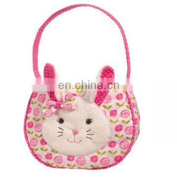 Factory OEM new design kids plush bag plush bunny purse