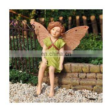 table decorative baby girl fairy , small boy fairy statue