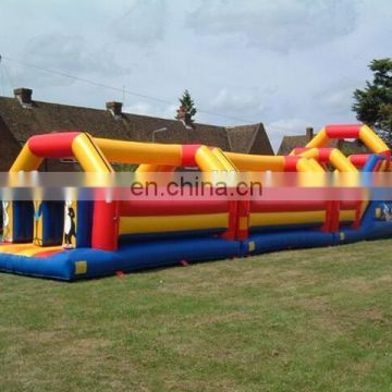 60ft Obstacle track inflatable assault course