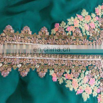 Ladies Attractive Party Wear Semi Stitched Heavy Georgette Salwar Kameez 2017 photo-2