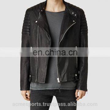 Fashion Leather Jacket for Men - offset leather jackets