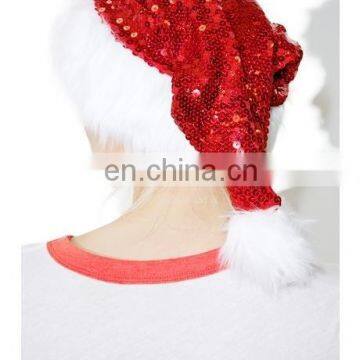 Christmas hats -good quality plush christmas santa hat