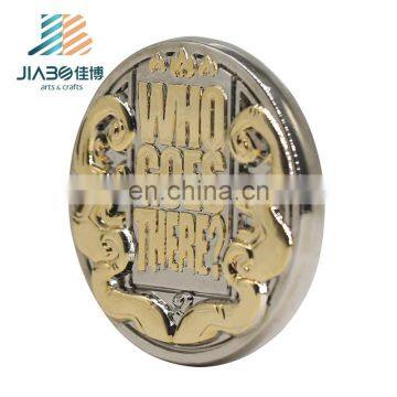 Promotion Two Tone Gold Silver Coin 3d Dragons Commerative Coin