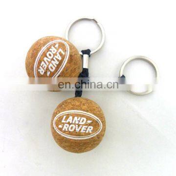 Cork Ball Shape Floating Keychain photo-4