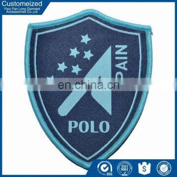 2016High quality decorative hand embroidered badge Eco Friendly