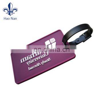 hot promotion various Leather belt luggage tags stitch