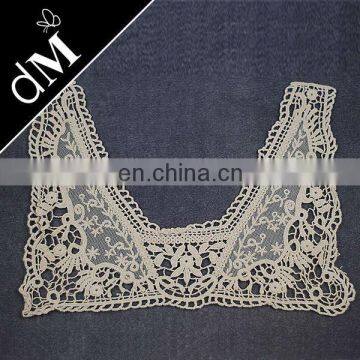 Fancy cotton embroidered lace collar for garment